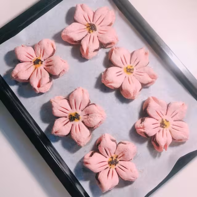 桃花酥🌸（超簡單方子，一次成功）