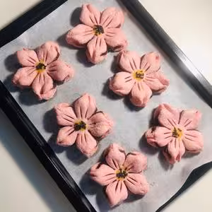 桃花酥🌸（超簡單方子，一次成功）