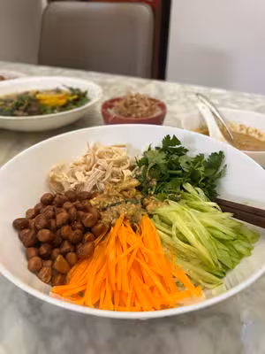 快手雞絲拌涼麵｜不辣版｜🍜醬料超贊