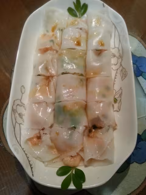 手工製作鮮蝦腸粉