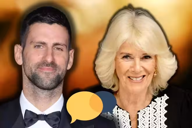 王后卡米拉突襲提問驚呆德約科維奇！私下聊天內容曝光引熱議！