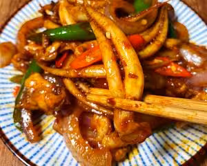 比飯店好吃的爆炒魷魚🦑
