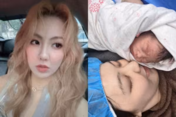 劉雨柔產後第1天「自己下床交母乳」 自打90分嗨喊:當媽好開心