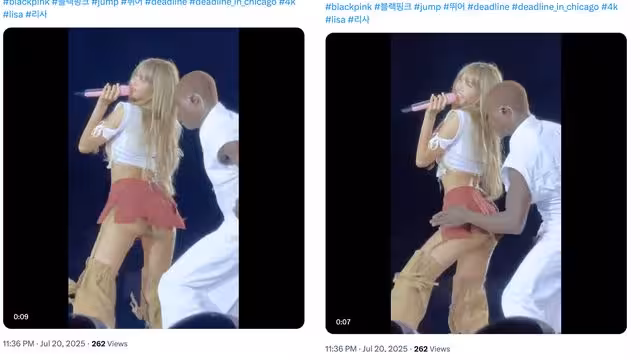 BLACKPINK Lisa裙底視角遭拍!「一片肉色」掀熱議 粉絲驚:有穿嗎