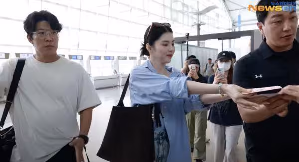「最美小三」韓韶禧出發來台！擔心記者、粉絲撞到　親切管秩序
