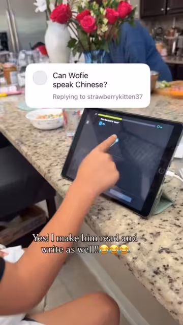 混血小王子沃爾夫毛筆字風靡Ins！華裔建築師的育兒秘密大揭秘！