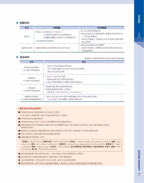 【招生簡章】26年3月入學韓國漢陽大學首爾校區本科