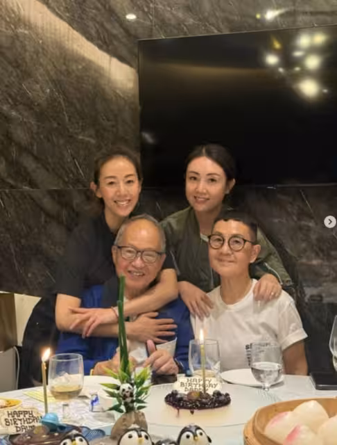 TVB前花旦為知名監製爸爸慶77歲生日！媽媽罕見露面！離巢後父親執導拍劇不斷！
