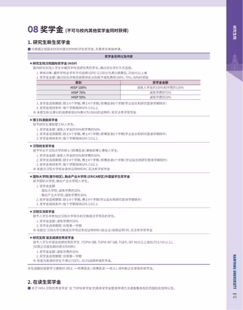 【招生簡章】26年3月入學韓國漢陽大學碩博