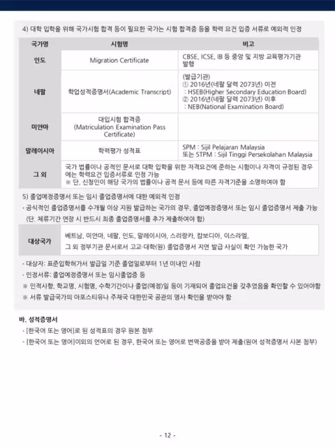 【招生簡章】26年3月入學東亞大學本科