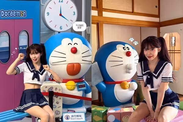 李多慧頂雙馬尾「解放短版水手服」! S身材曲線全泄引網暴動