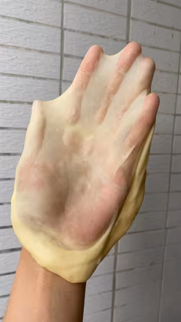 10分鐘，出手套膜（手揉），附視頻