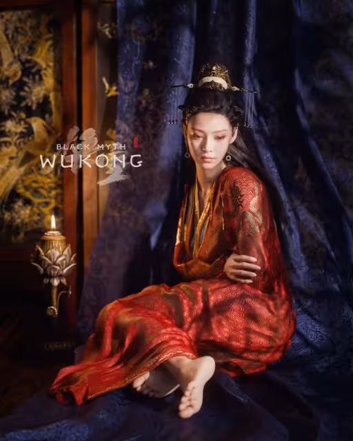黑神話悟空：亢金星君淡妝造型曝光，還是黑化的妖王妝更有韻味！