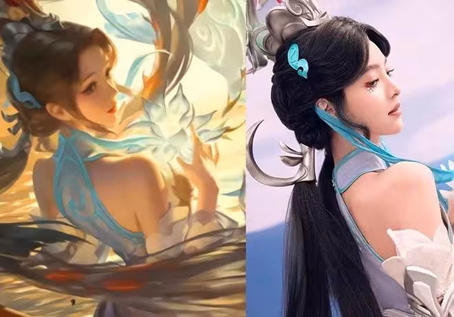 當女明星cos王者榮耀,戚薇御姐天花板,賈玲畫風突變!