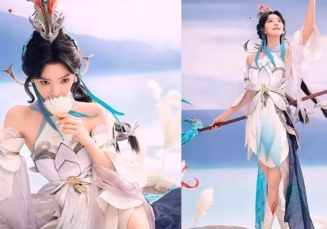 當女明星cos王者榮耀,戚薇御姐天花板,賈玲畫風突變!