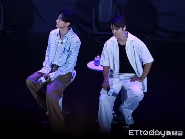 直擊/SJ D&E現身「台下反應」嚇到他們!東海:很陌生,不要生氣
