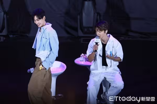 直擊/SJ D&E現身「台下反應」嚇到他們!東海:很陌生,不要生氣