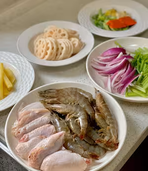 干鍋雞翅香辣蝦🍤