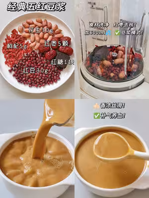 6款破壁機豆漿食譜-營養早餐 一周不重樣！