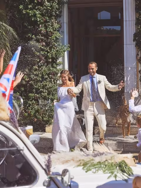 凱特王妃弟弟結婚四周年,公開絕美婚紗照,王室秘密出席慶祝!