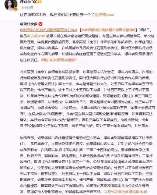 再紅也沒用!官媒下場銳評,14字揭開許凱僅剩的體面,楊冪說對了