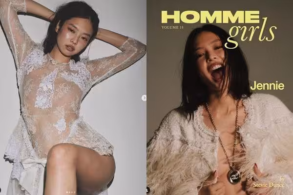 Jennie出道後最大尺度！「上半身全光」只遮兩點　被贊世界級Icon