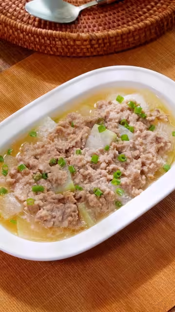 肉末蒸冬瓜