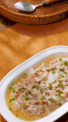 肉末蒸冬瓜