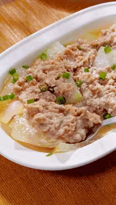 肉末蒸冬瓜