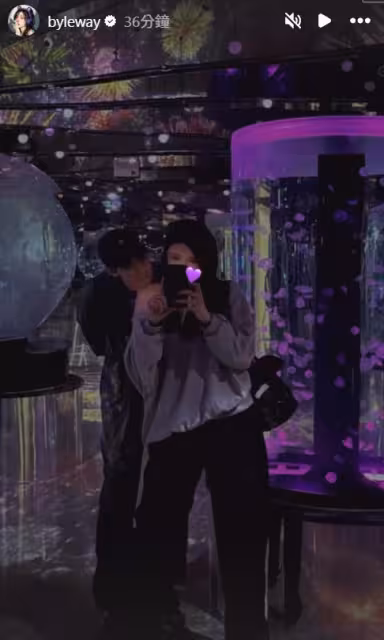 許允樂水族館約會李玉璽! 「甜蜜靠肩放閃」合照曝光
