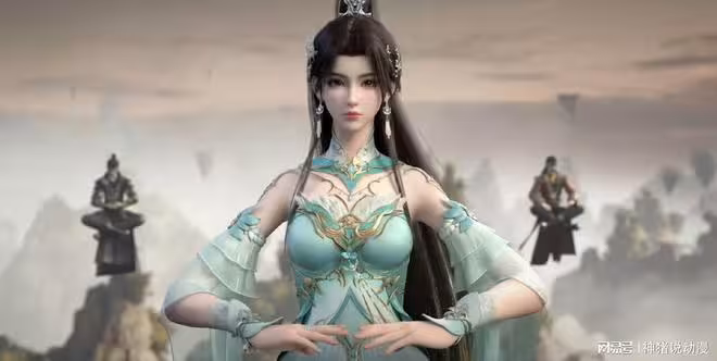 蕭炎大戰半聖傀儡,蕭薰兒一個彎腿動作太性感,比小醫仙還美