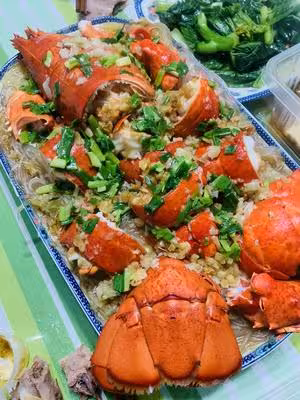 美味無敵的清蒸波士頓龍蝦