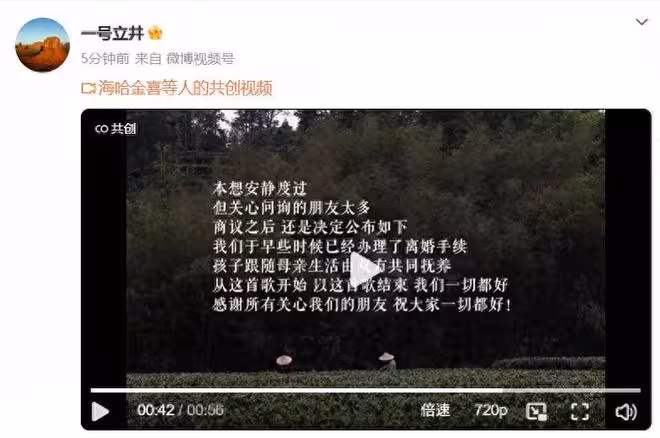 李亞鵬官宣離婚！跟金喜最後恩愛畫面曝光，王菲的話終於有人信了