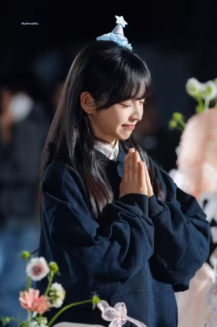 粉絲安排無人機表演慶祝田曦薇生日，田曦薇親自到場觀看並分享