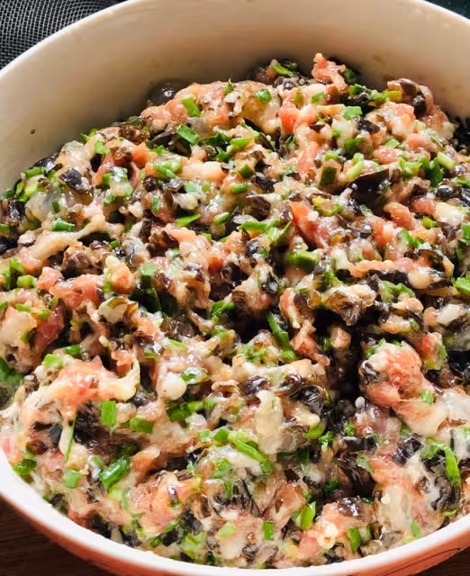 三鮮餃子（豬肉、鮮蝦、黑木耳、韭菜餡），真鮮🦐