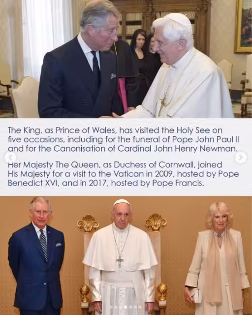 英國國王查爾斯與教皇利奧十四世紀會面,500年宿怨終化解?