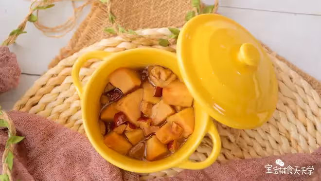 蘋果紅棗甜湯  寶寶輔食天天學