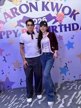 方媛「產後首現身」! 慶郭富城60大壽放閃:老公生日快樂