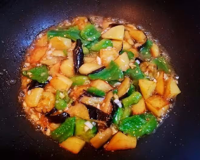 不油炸的少油地三鮮，好吃不油膩！家常版