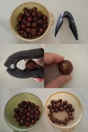 空氣炸鍋版烤栗子（無糖無油）
