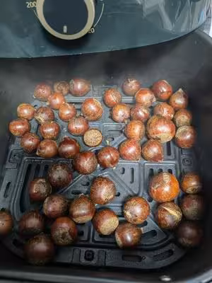空氣炸鍋版烤栗子（無糖無油）