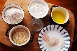 周末的減肥麵包--全麥燕麥麵包