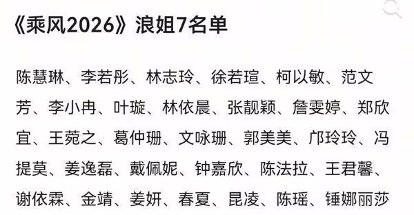 《浪姐7》名單瘋傳!7台女星入列 驚見泰女神Lingling掀熱議