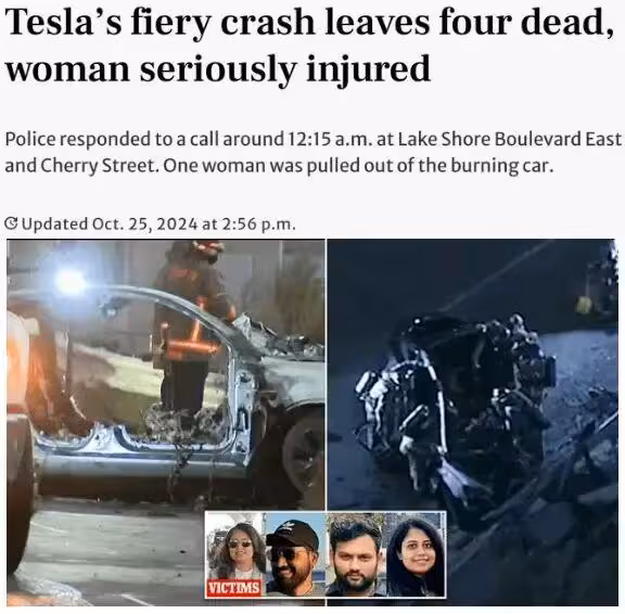 特斯拉5人燒死遭訴訟,小米4人命喪智駕,為何不起訴雷軍?