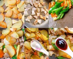 五花肉乾煎土豆