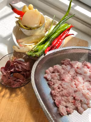 仔姜雙椒兔