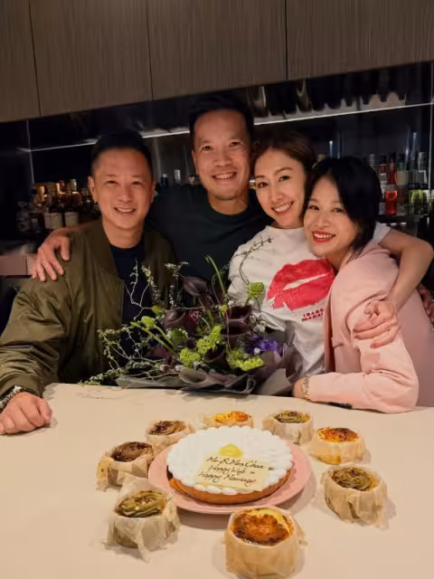 TVB花旦秘婚後帶老公出席飯局!動作親密顯恩愛!樂易玲大讚:天造地設