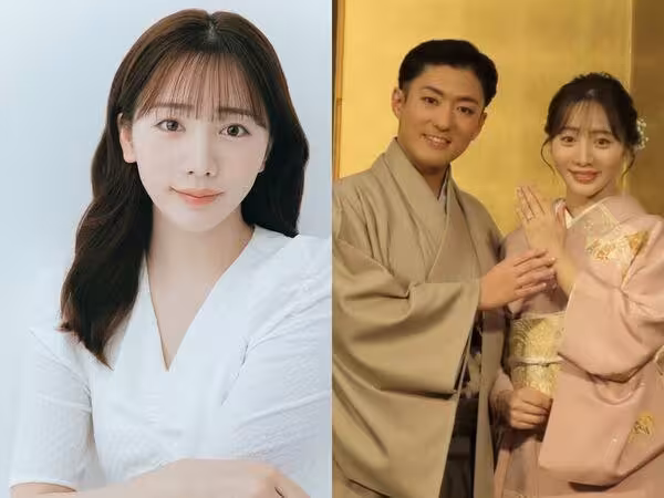 女偶像嫁歌舞伎演員!結婚記者會「穿婆婆和服」現身…夫家來頭大