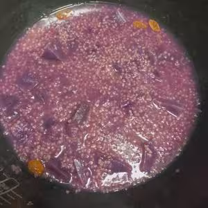 完美的紫薯小米粥