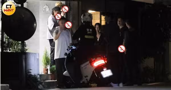 直擊王大陸「深夜遭警察關切」!放假帶女友吃日料 大飛柯震東也在